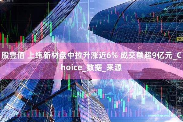 股壹佰 上纬新材盘中拉升涨近6% 成交额超9亿元_Choice_数据_来源