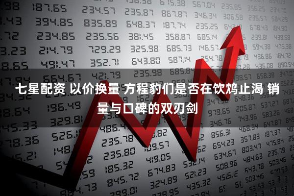 七星配资 以价换量 方程豹们是否在饮鸩止渴 销量与口碑的双刃剑